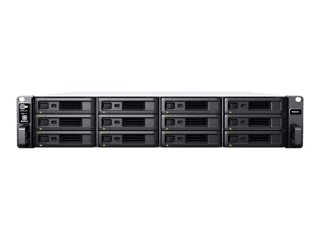 SYNOLOGY RS2423RP+ 12-BAY Rackstation Vorderansicht