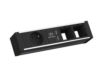 BACHMANN VENID 1xUTE 1xUSB Charger 2xCM - Vorderansicht