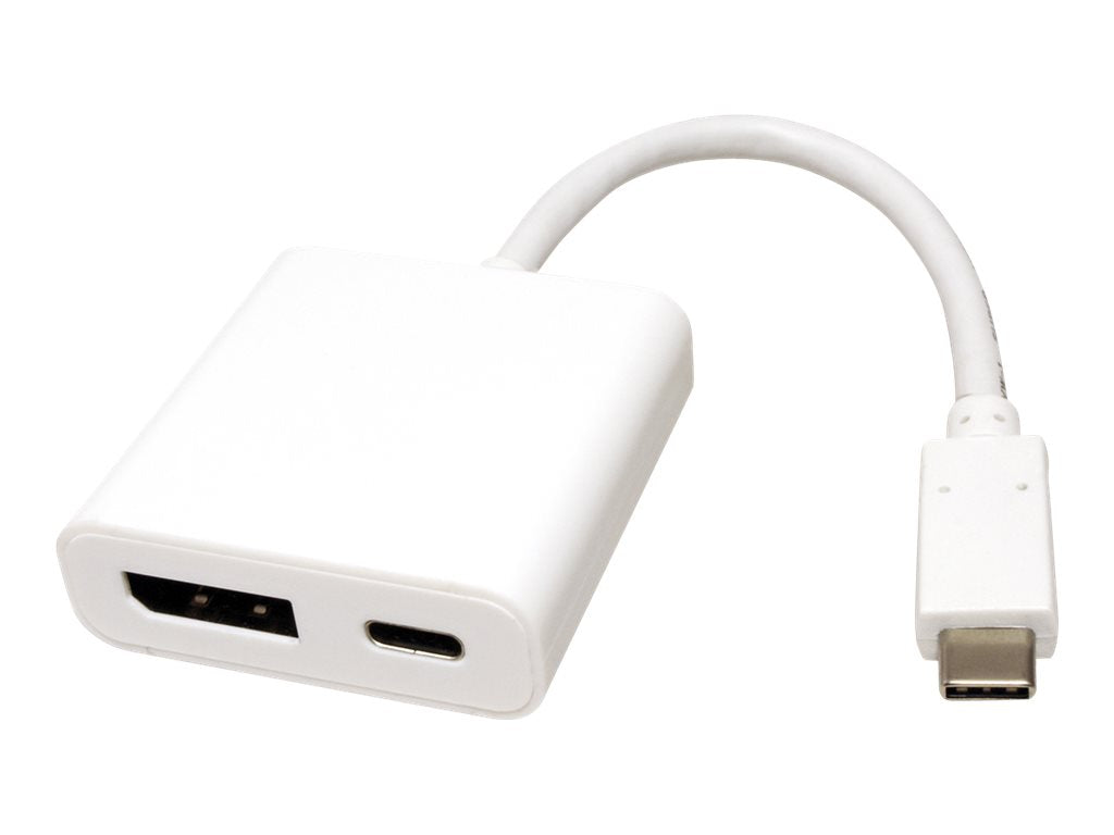 ROLINE Display Adapter USB Typ C - DisplayPort v1.2 + PD Vorderansicht