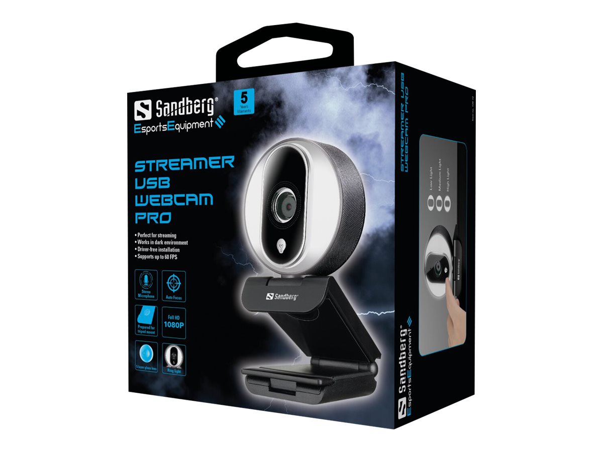 SANDBERG Streamer USB Webcam Pro im Einsatz