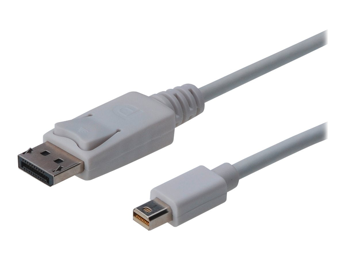 ASSMANN mini DisplayPort Stecker auf DisplayPort Stecker 2m - Vorderansicht