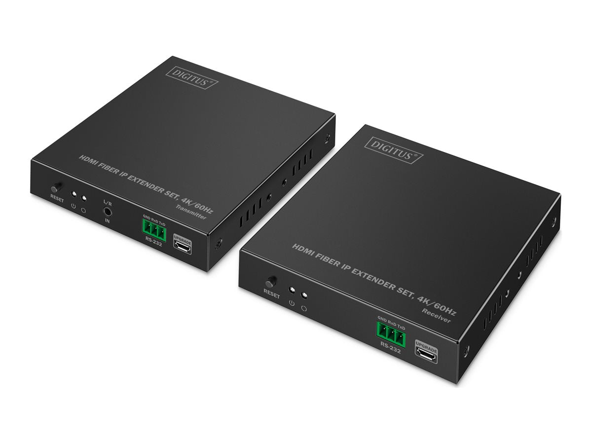 DIGITUS HDMI Fiber Extender Set 4K/60Hz 40 km/300 m - Vorderansicht