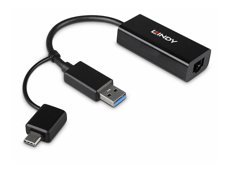LINDY USB 3.2 Gen 1 Gigabit Ethernet Converter Anschlussmöglichkeiten
