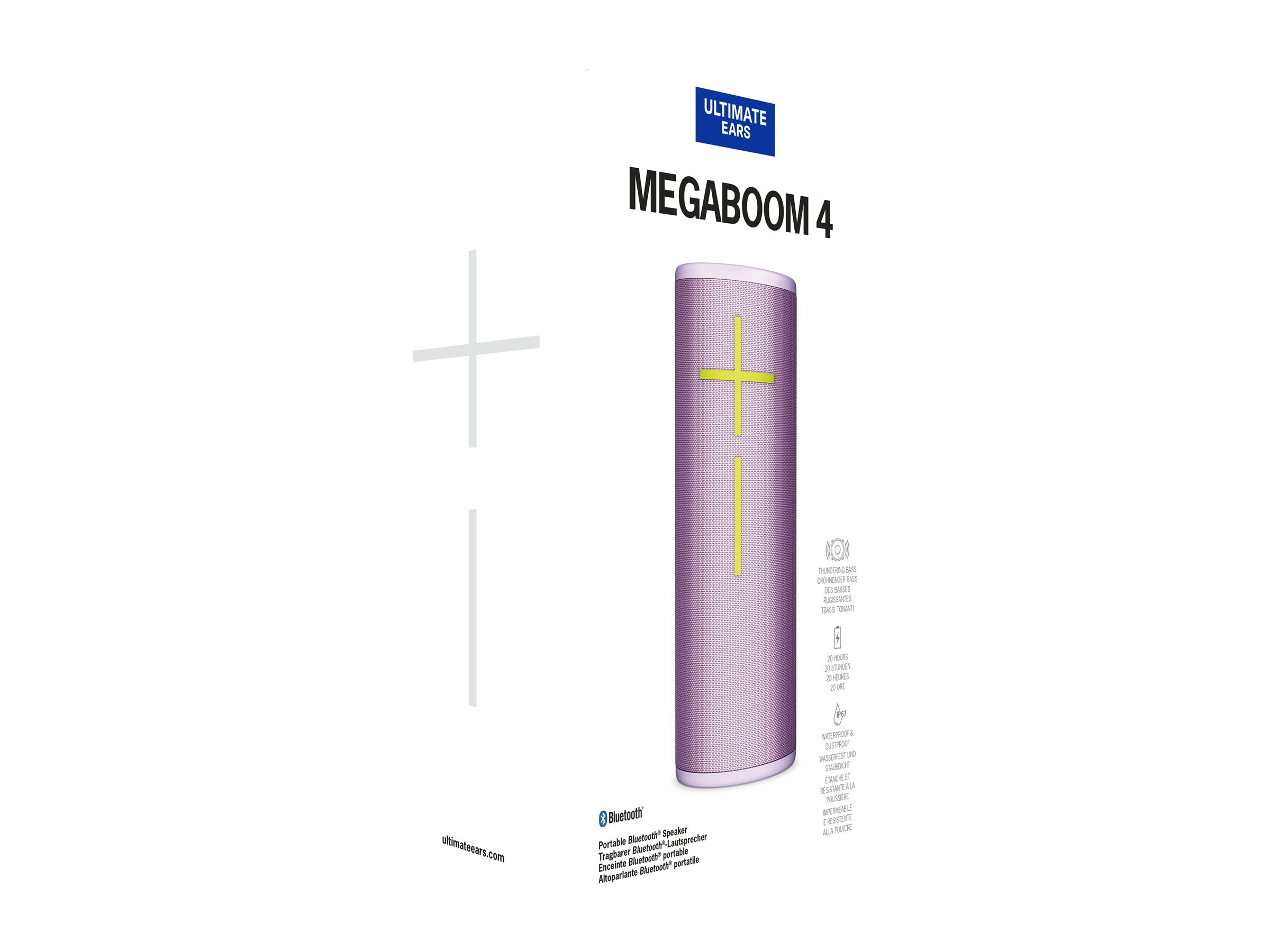 LOGITECH Ultimate Ears MEGABOOM 4 Lilac Vorderansicht