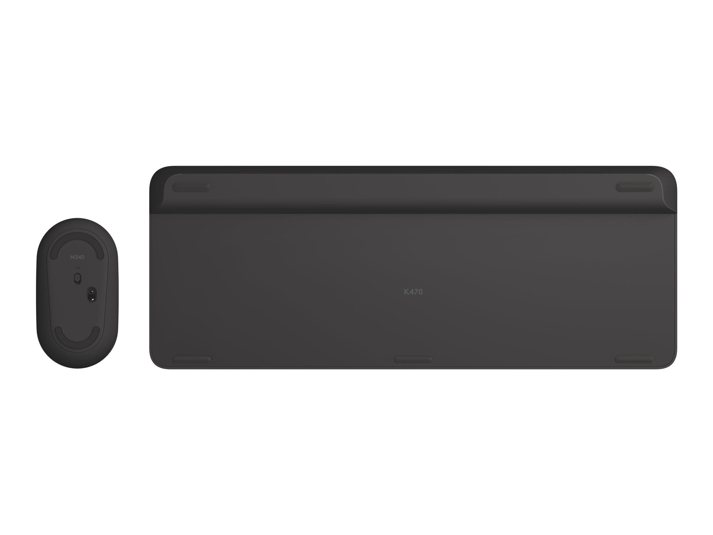 LOGITECH Slim Wireless Keyboard and Mouse Combo MK470 - Detailansicht Tastatur