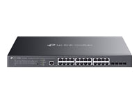 TP-LINK SG3428XMPP Omada 24-Port Gigabit 4-Port 10GE SFP+ L2+ Managed Switch 16x PoE+ 8x PoE++