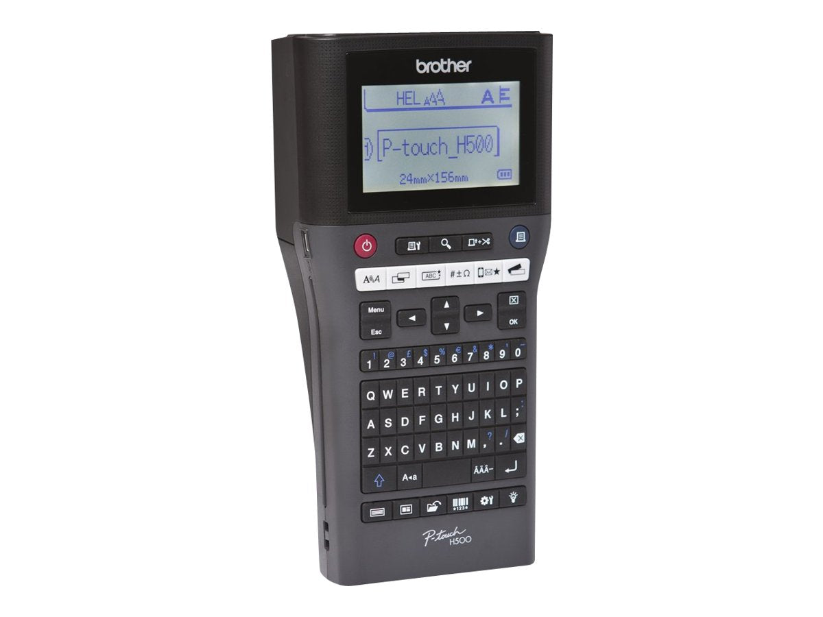 BROTHER P-touch H500 Beschriftungsgerät Displayansicht