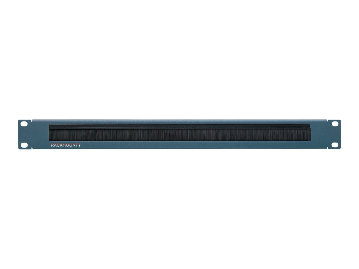RACKMOUNT 1U Blind Plate with Brush - CISCO BLUE Vorderansicht