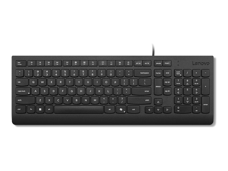 LENOVO Essential Wired Keyboard AI Danish 159 - Vorderansicht