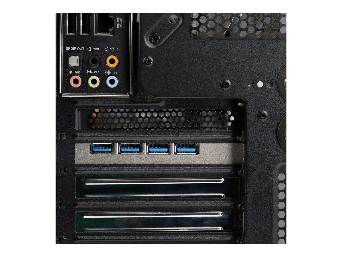 STARTECH.COM 4-Port USB PCIe Karte USB 3.2 5Gbps PCI Express Karte mit 4 unabhängigen USB-Controllern 4 USB-A Anschlusse