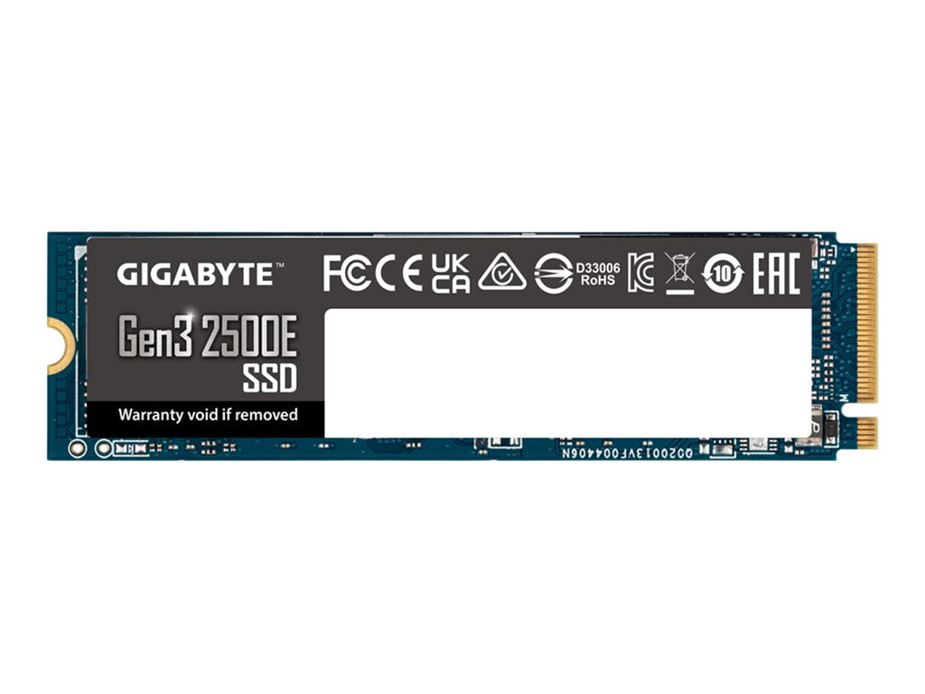 GIGABYTE Gen3 2500E M.2 2280 SSD 1TB Vorderansicht