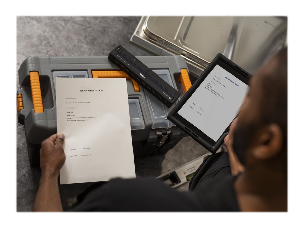 BROTHER PJ822 Pocketjet Drucker Detailansicht