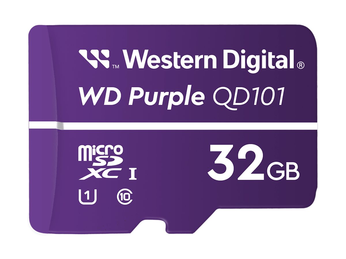WD Purple 32GB Surveillance microSD HC - Verpackung