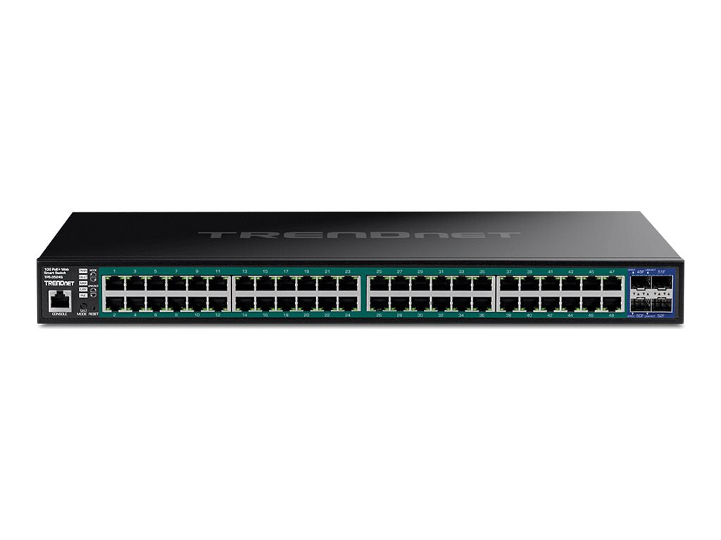 TRENDNET TPE-3524S 52 Port PoE+ Switch Detailansicht