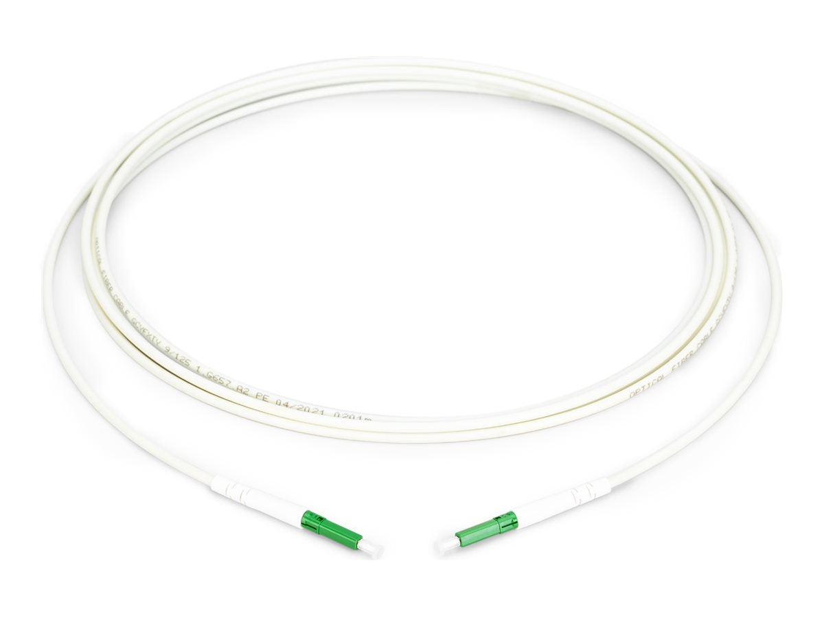 DIGITUS FTTH vorkonfektionierte kabel Singlemode 1 Fasereinblasbar LC-APC to LC-APC 10 m - Vorderansicht