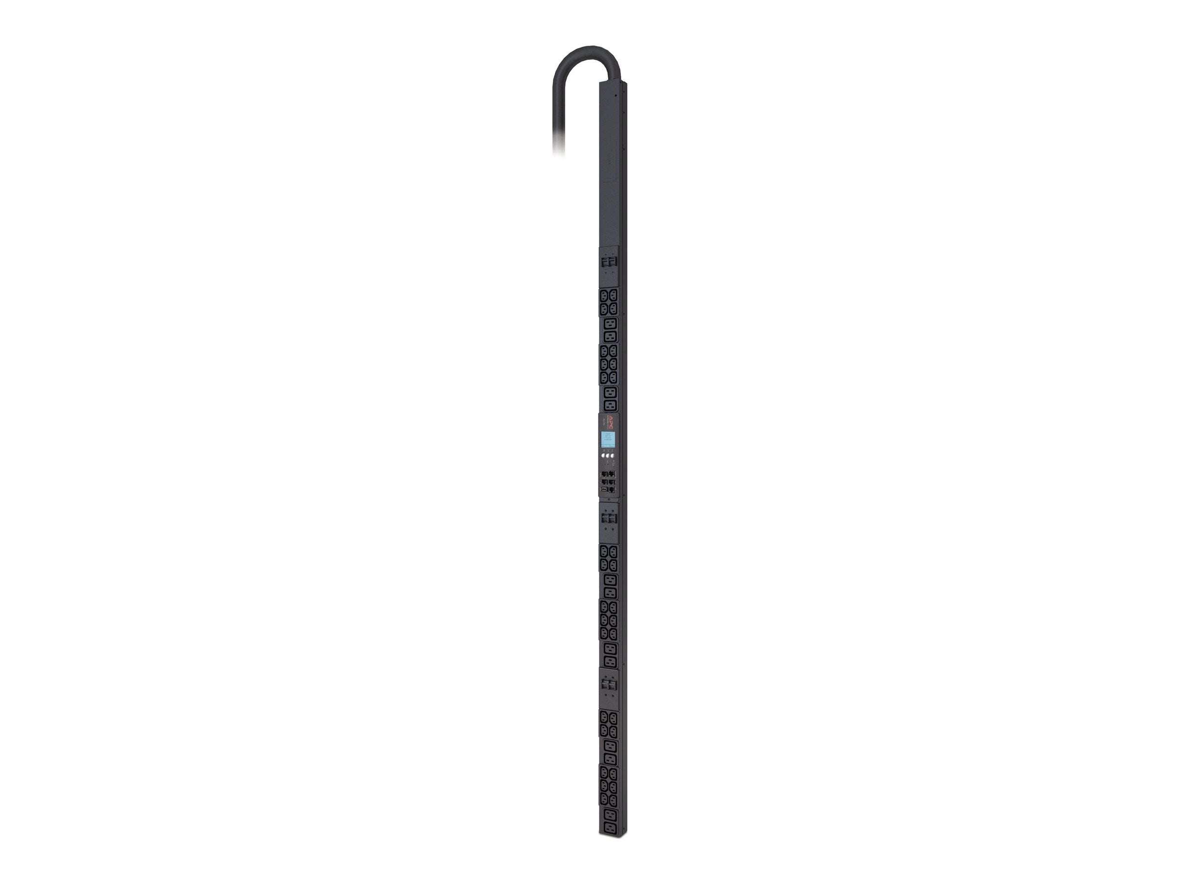 APC Rack PDU 2G Metered ZeroU 23,0kW 240V 30 C13 12 C19 Vorderansicht