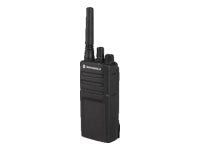 MOTOROLA XT420 HFG PMR446 IP55 ohne Display best. aus Funkgerät + Holster mit Gürtelclip + LiIon-Akku 2.200mAh + 230V Ladegerät
