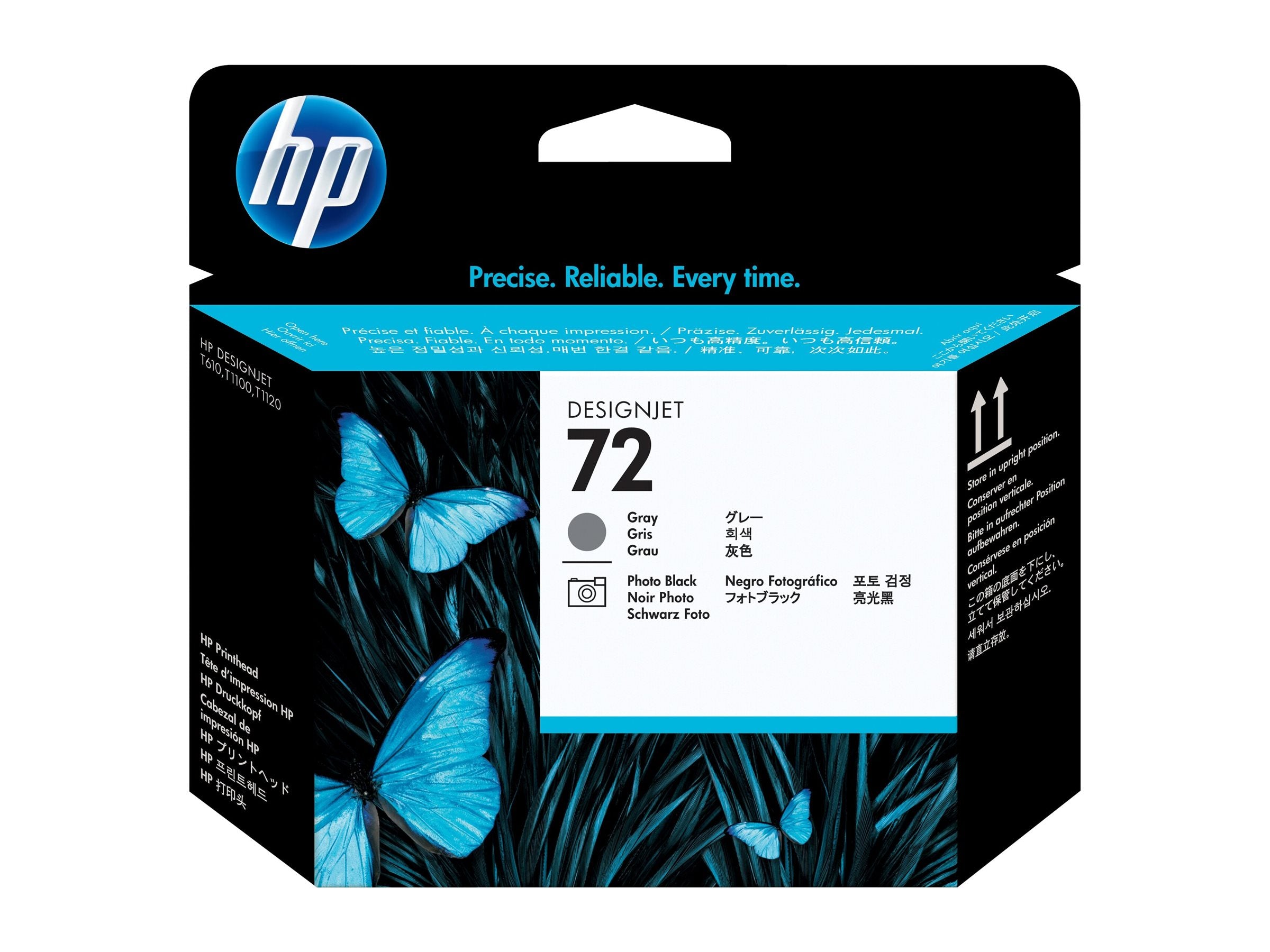 HP 72 Druckkopf C9380A grau und schwarz Foto - Verpackung