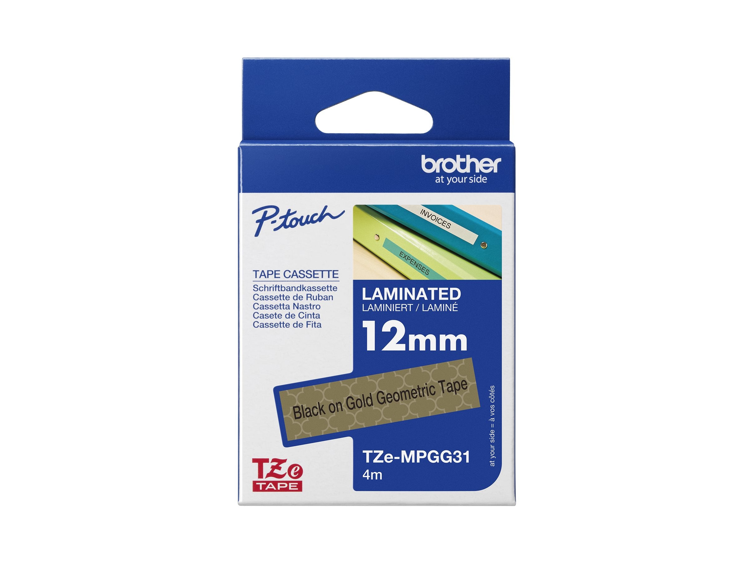 BROTHER TZe-MPGG31 P-touch Schriftband Verpackung