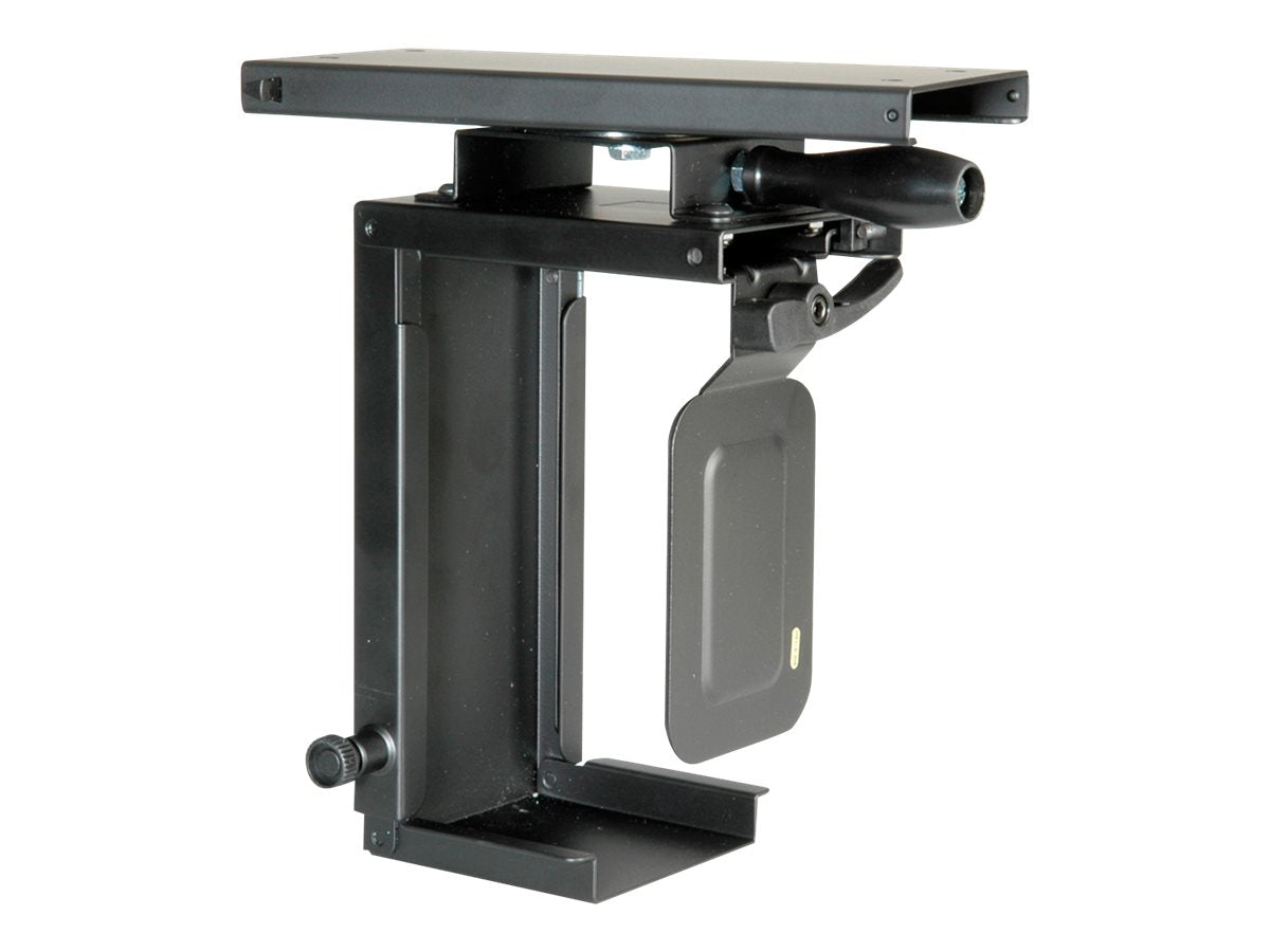 ROLINE Mini-PC-Halter ausziehbar drehbar schwarz - Seitenansicht
