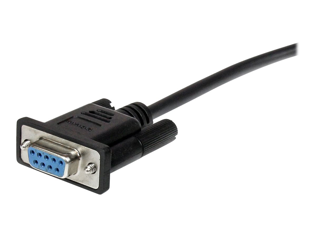 STARTECH.COM 0.5m DB9 RS232 Serielles Verlängerungskabel - Vorderansicht