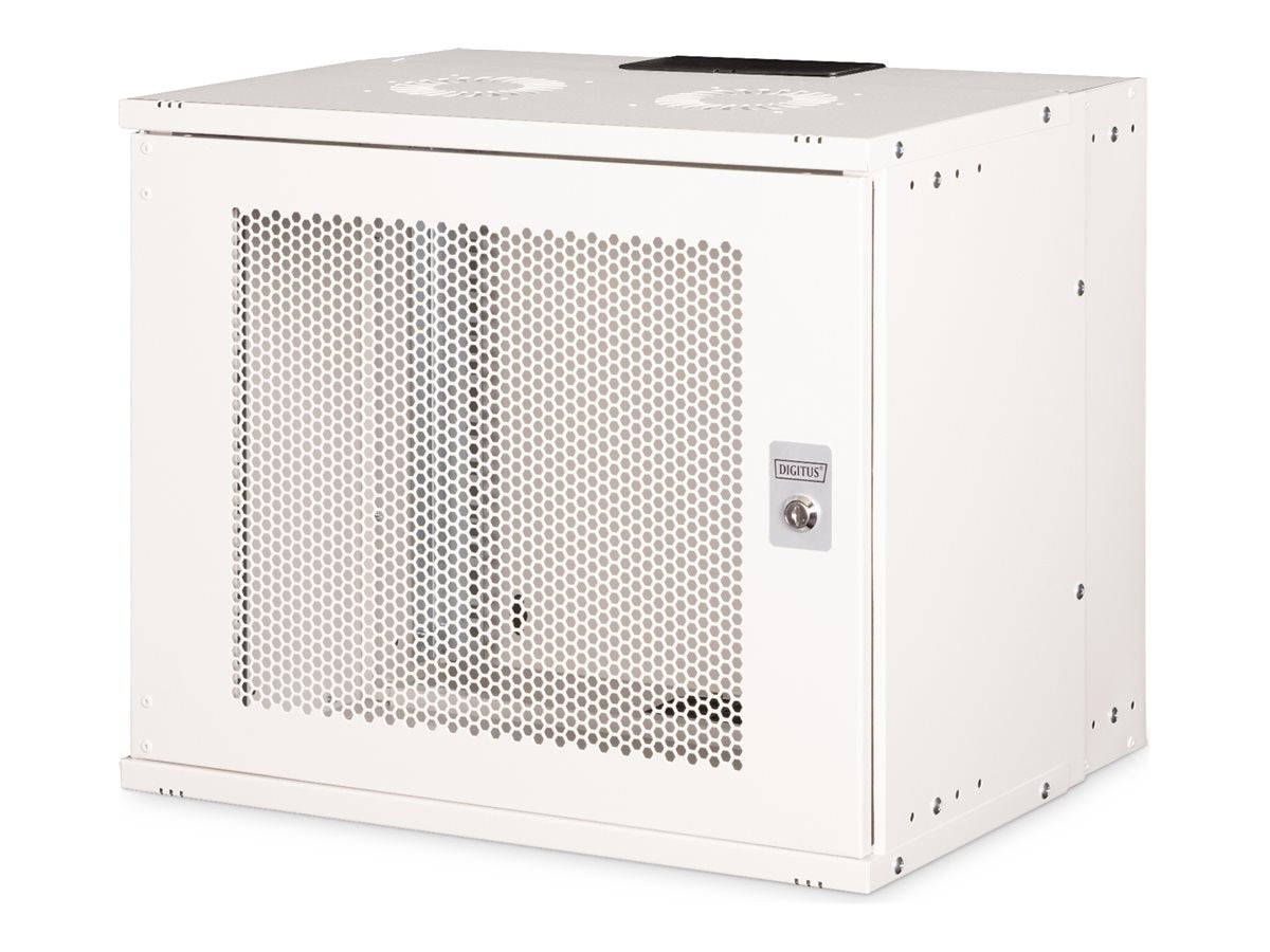 DIGITUS 9U Wandmontageschrank Vorderansicht