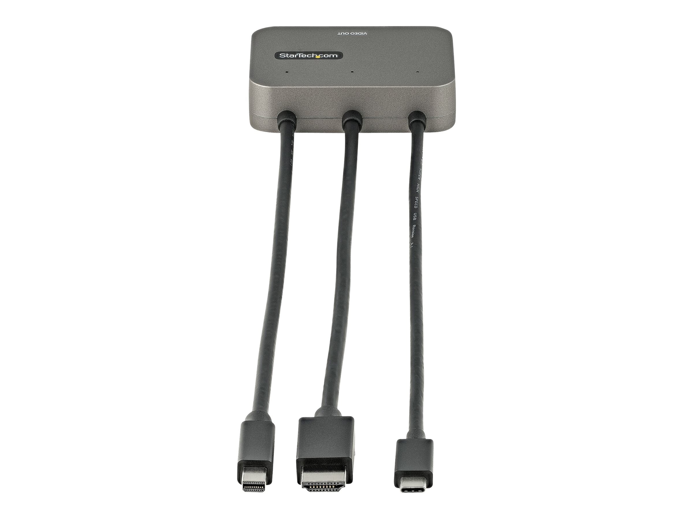 STARTECH.COM 3-in-1 Multiport auf HDMI Adapter Vorderansicht