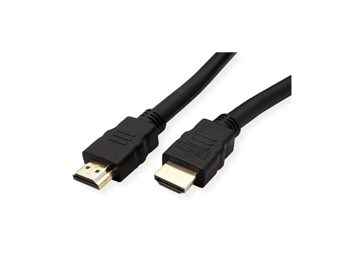 VALUE 8K HDMI Ultra HD Kabel mit Ethernet ST/ST schwarz 5m - Vorderansicht