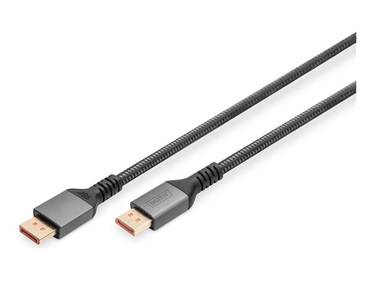 DIGITUS PREMIUM DisplayPort 2.1 connection cable M/M 1m - Vorderansicht