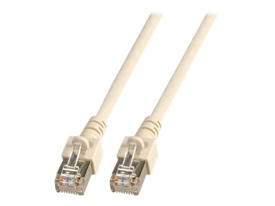 EFB RJ45 Patchkabel Cat.5e SF/UTP PVC CCA grau 5m - Vorderansicht
