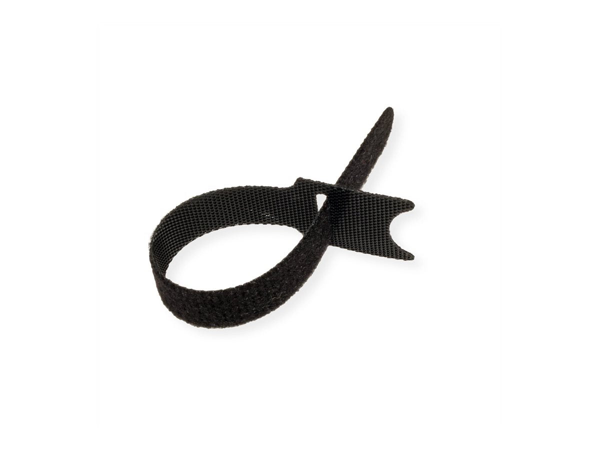 VALUE Klettbänder mit Lasche schwarz 15cm Anwendung