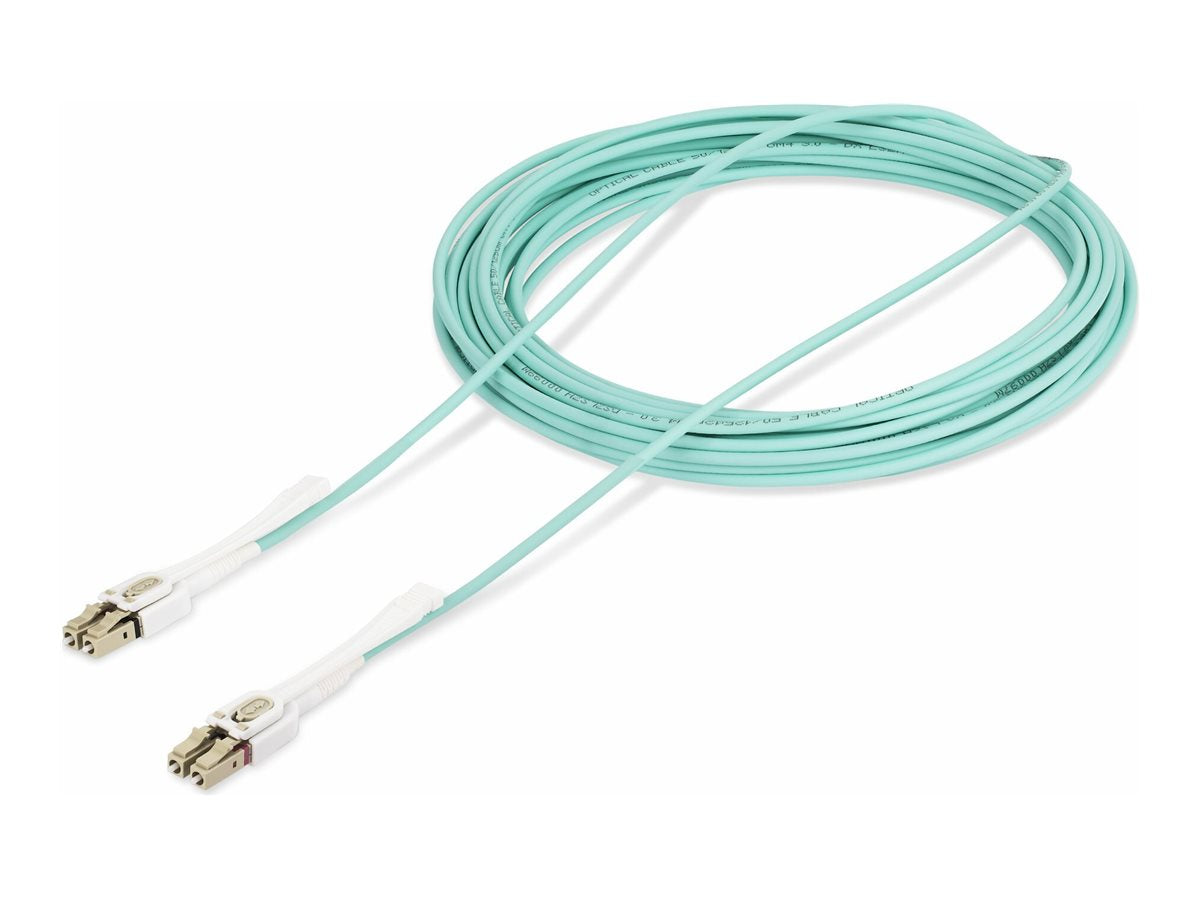 STARTECH.COM 10m LC zu LC UPC OM4 Multimode Glasfaser Patchkabel Steckeransicht