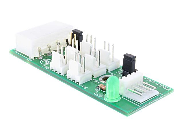 DELOCK GEHz Verteiler 6x Lüfter 5V/12V - Vorderansicht