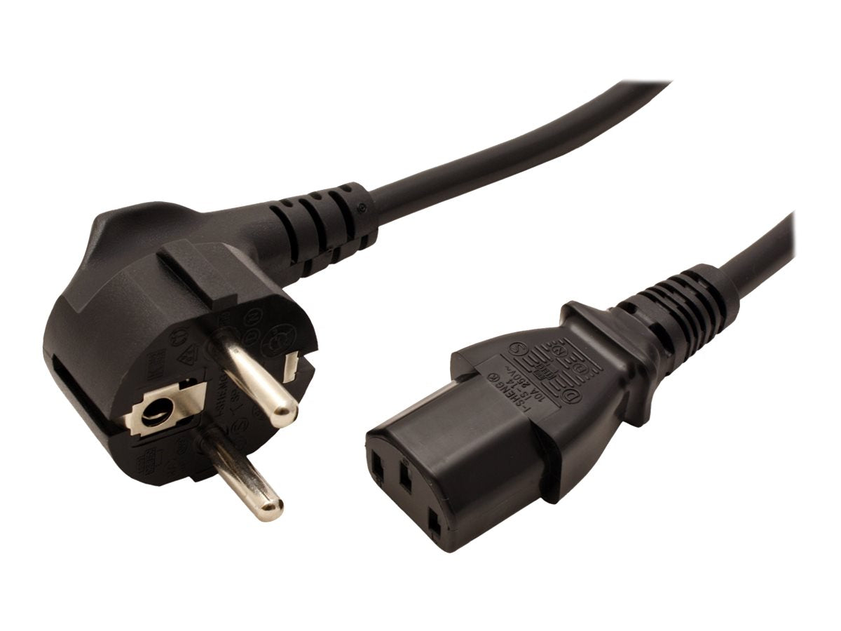 VALUE Netzkabel gerade IEC-Buchse schwarz 1,8m - Verpackung