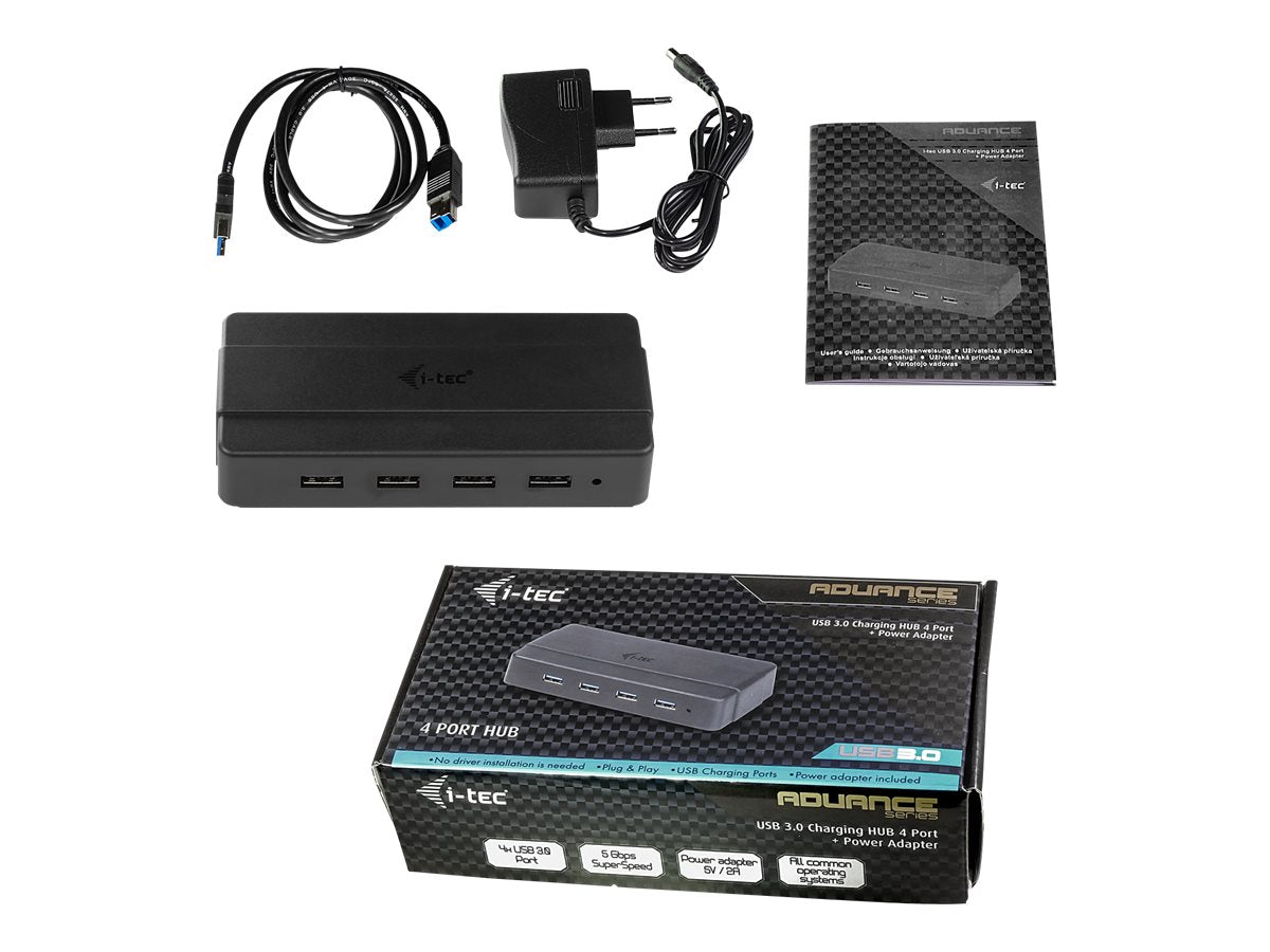 I-TEC USB 3.0 Advance Charging HUB 4 Port Detailansicht