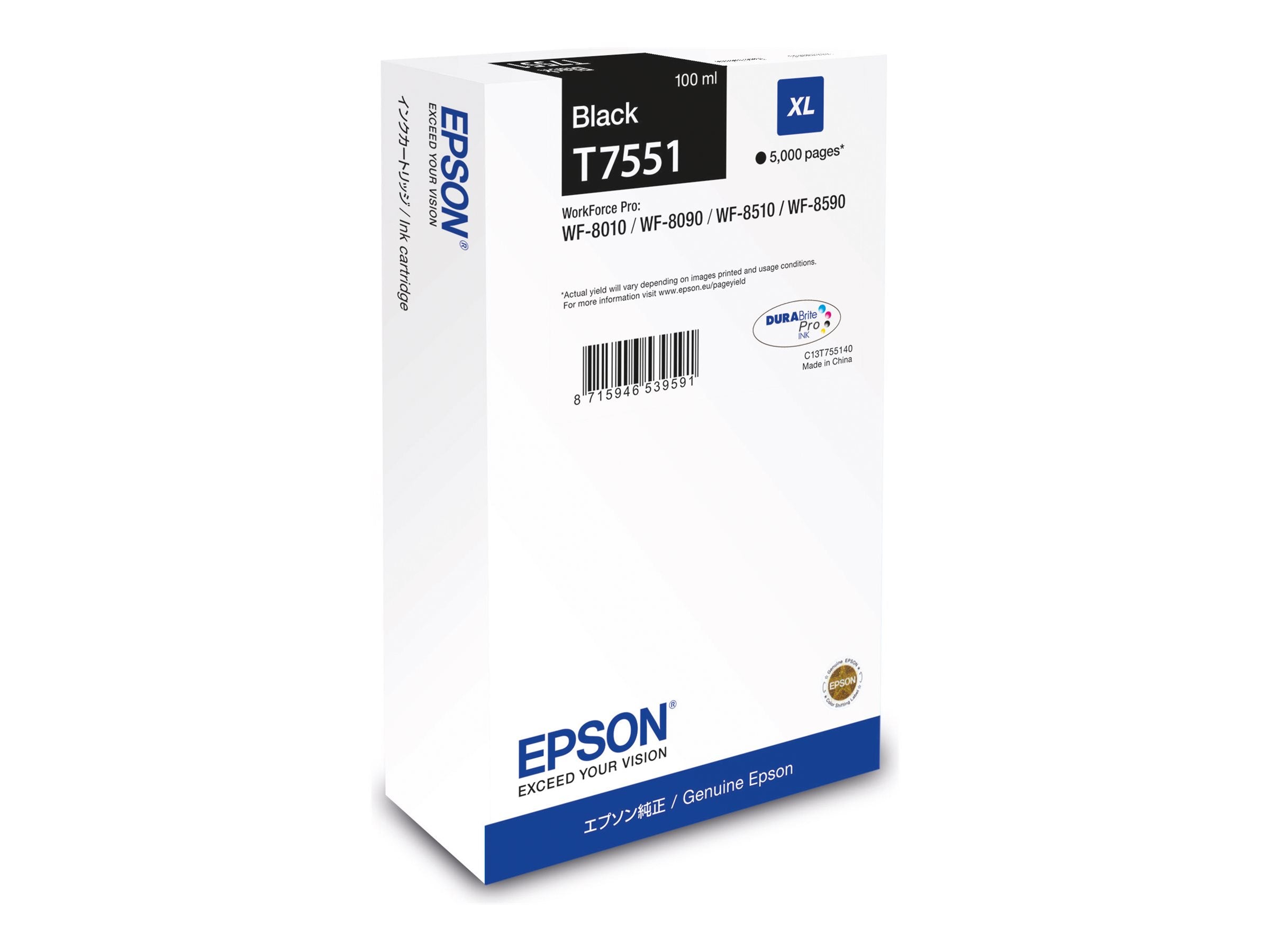 EPSON 6LB WF-8xxx Series Ink Cartridge XL Bl - Vorderansicht