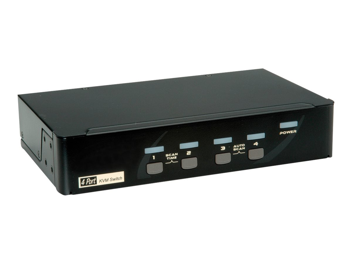 ROLINE DisplayPort USB 2.0 KVM Switch 1 User - 4 PC Verpackung
