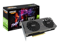 INNO3D GeForce RTX3050 Twin X2 V2 8GB GDDR6 1xDP 1xHDMI 1xDVI