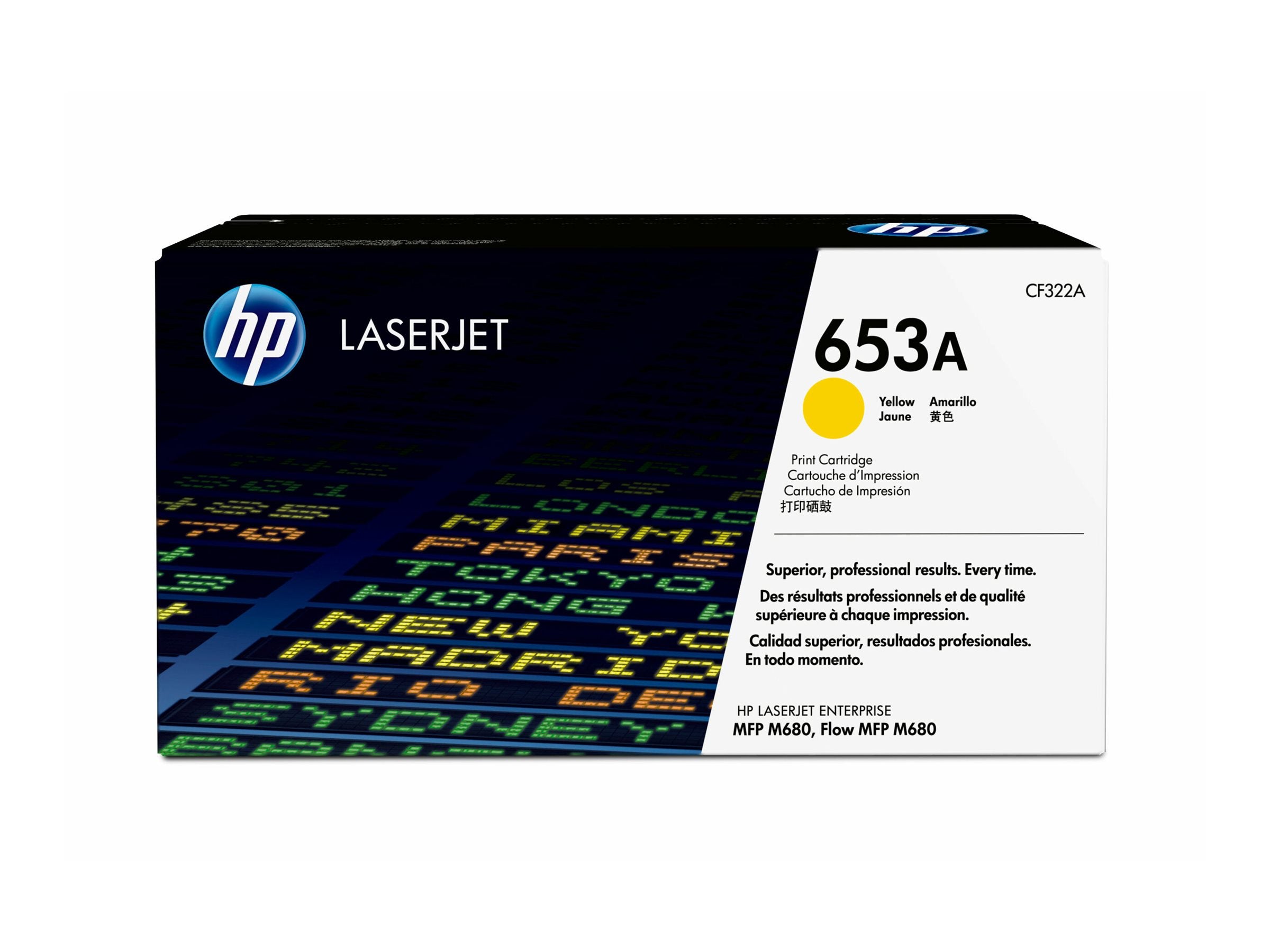 HP 653A Original Toner gelb Verpackung