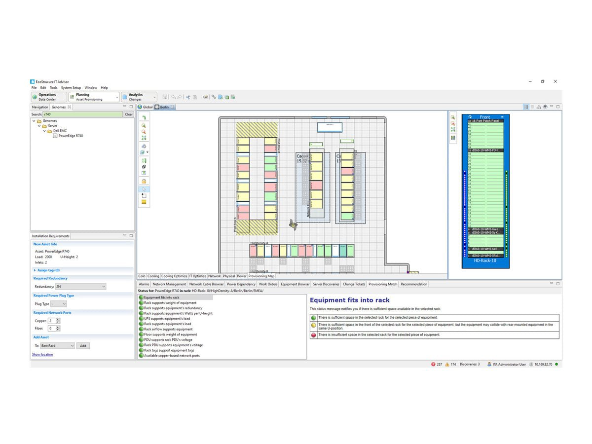 APC IT Advisor Perpetual License Capacity 10 Racks - Anwendungsszenario