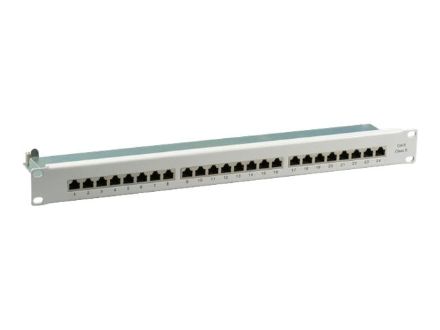 EFB Patchpanel STP 24xRJ45 Cat6 Class E Vorderansicht