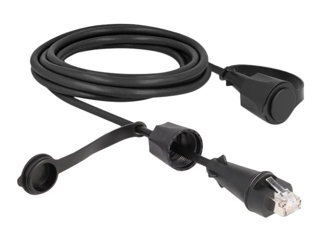 DELOCK Netzwerkkabel RJ45 Stecker zu RJ45 Stecker Cat.6 STP 3m Vorderansicht