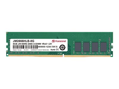 TRANSCEND 8GB JM DDR4 2666Mhz U-DIMM Vorderansicht