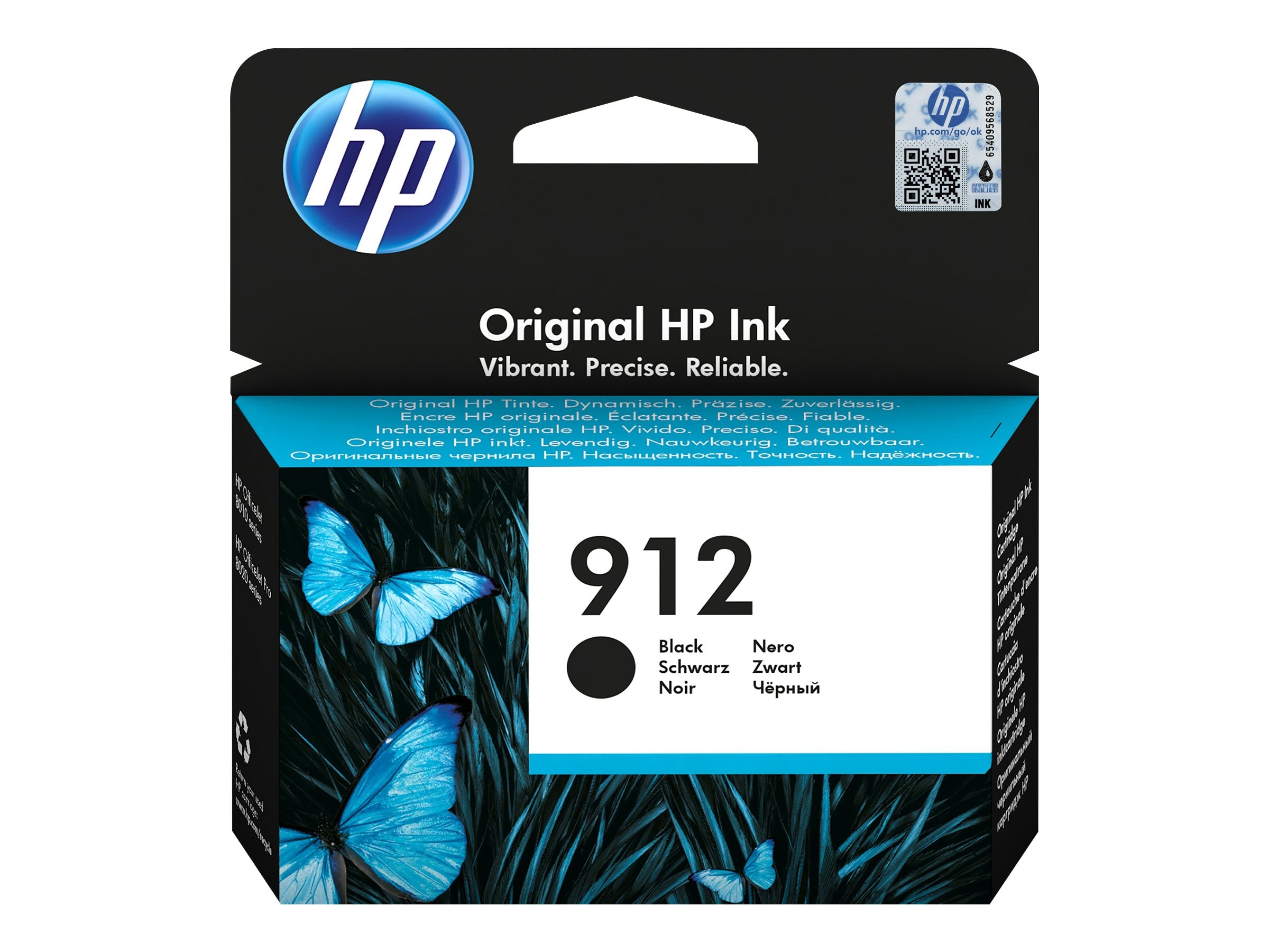 HP 912 Black Ink Cartridge Detailansicht