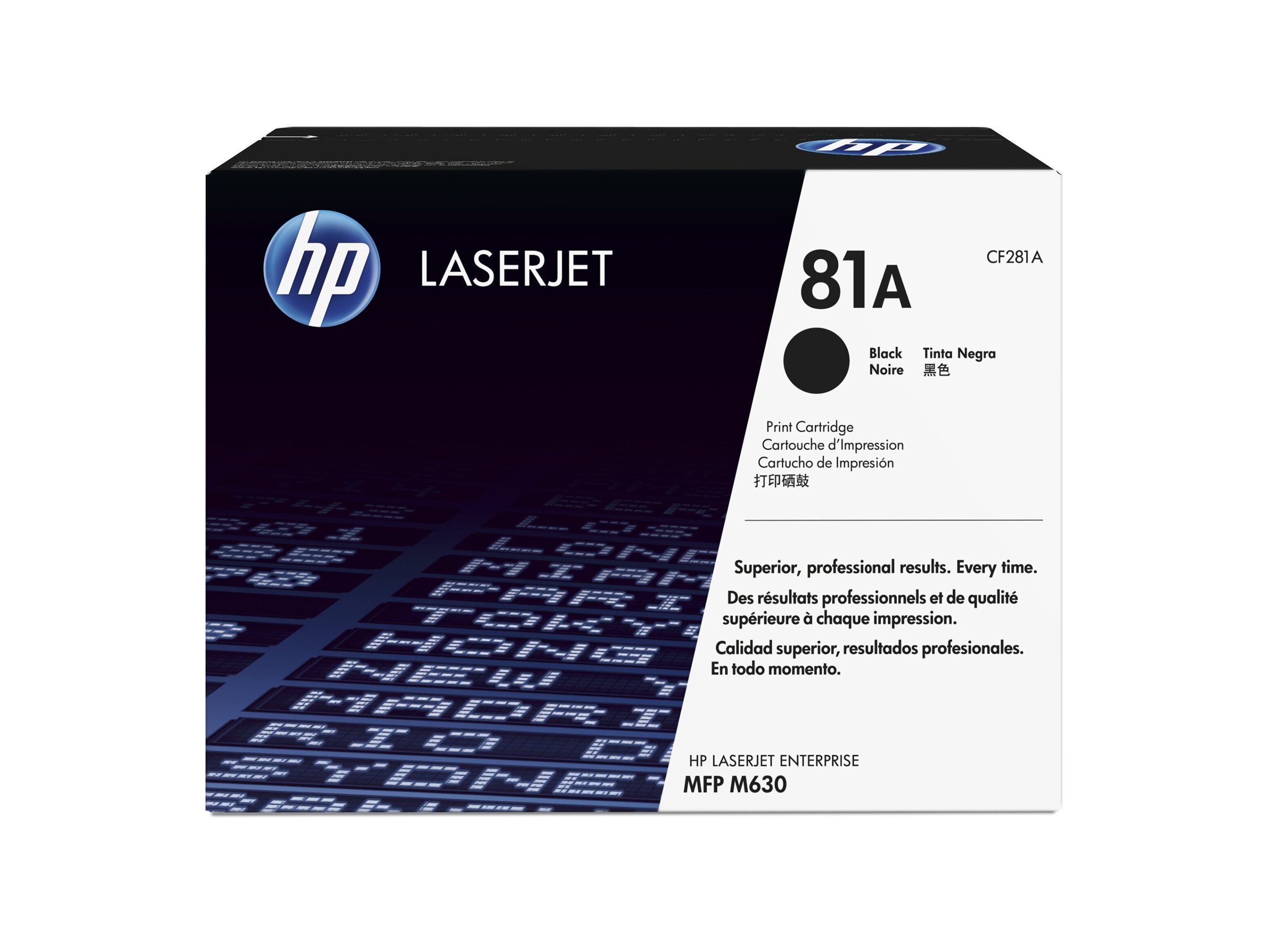 HP 81A Tonerpatrone CF281A schwarz Verpackung