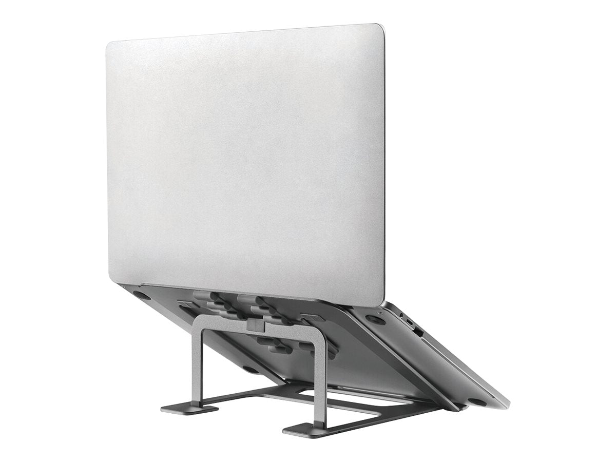 NEOMOUNTS Notebook Desk Stand Ergonomic Grey - Seitenansicht