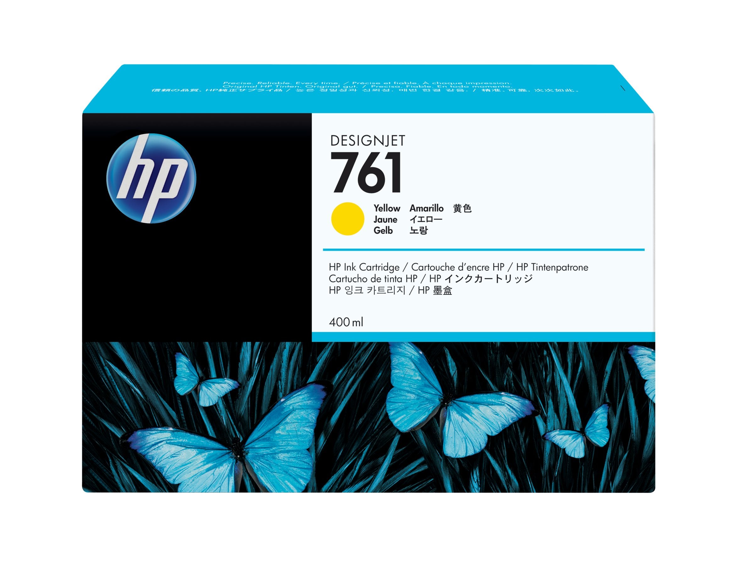 HP 761 Original Tinte gelb Detailansicht