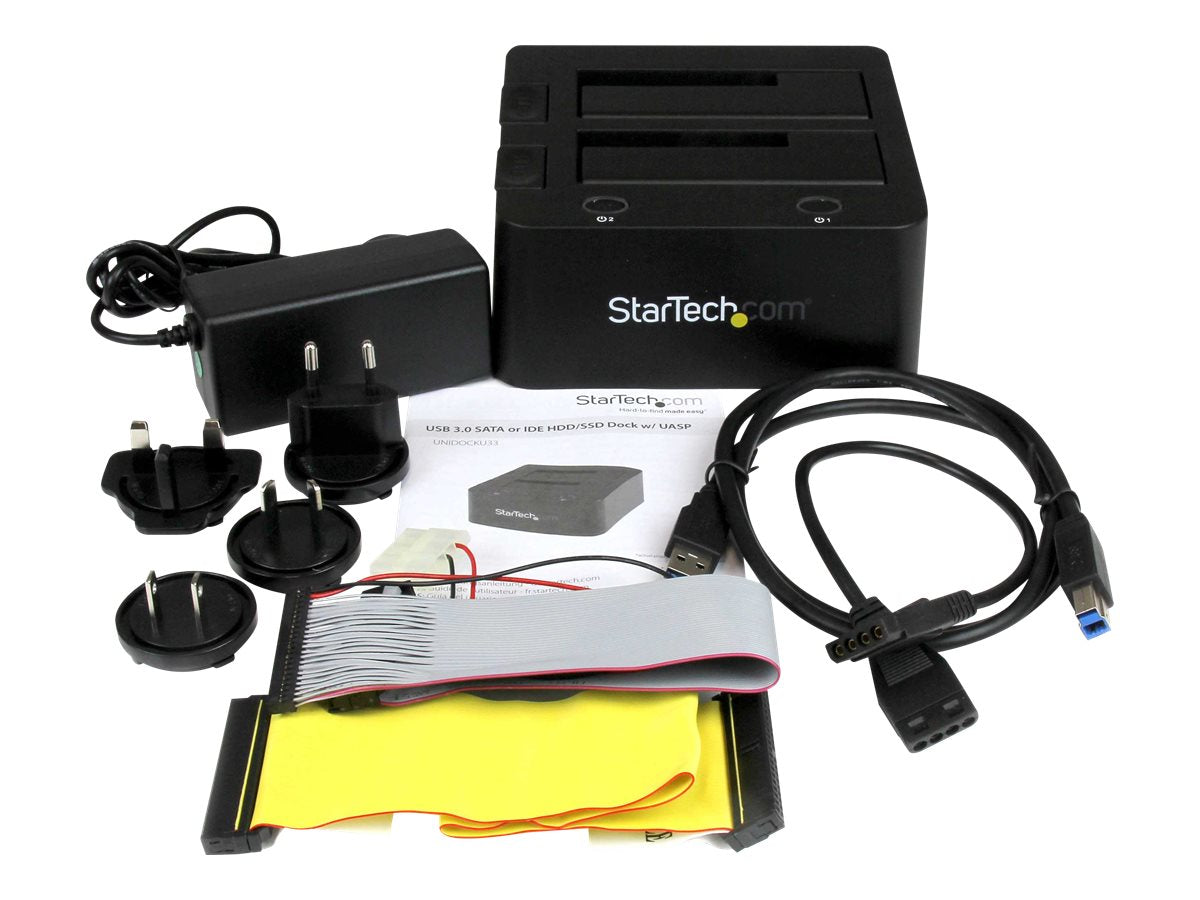 STARTECH.COM UNIDOCKU33 Docking Station Rückansicht