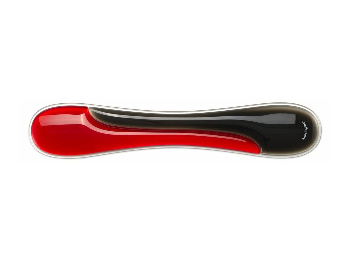 KENSINGTON Slim Duo Gel Handgelenkauflage für Tastatur Rot - Seitenansicht