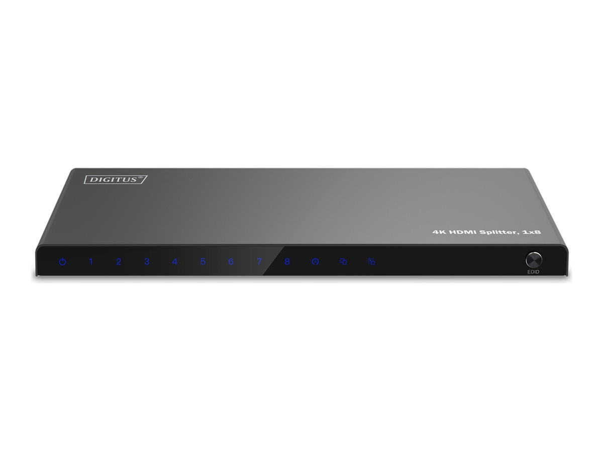 DIGITUS 1x8 HDMI Splitter 4K/60Hz Vorderansicht